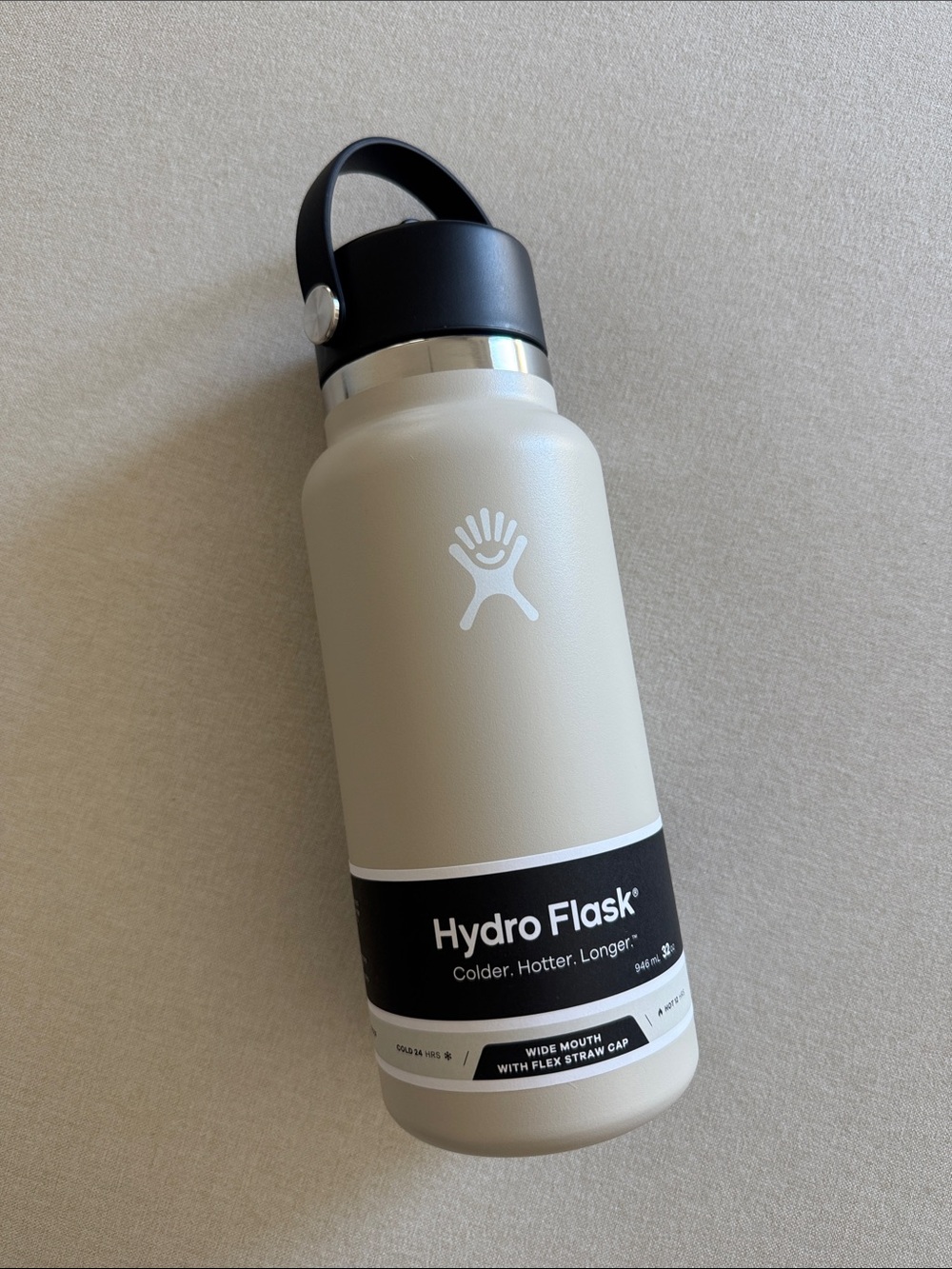 Hydro Flask Wide Mouth Flex Straw Oat 32 oz